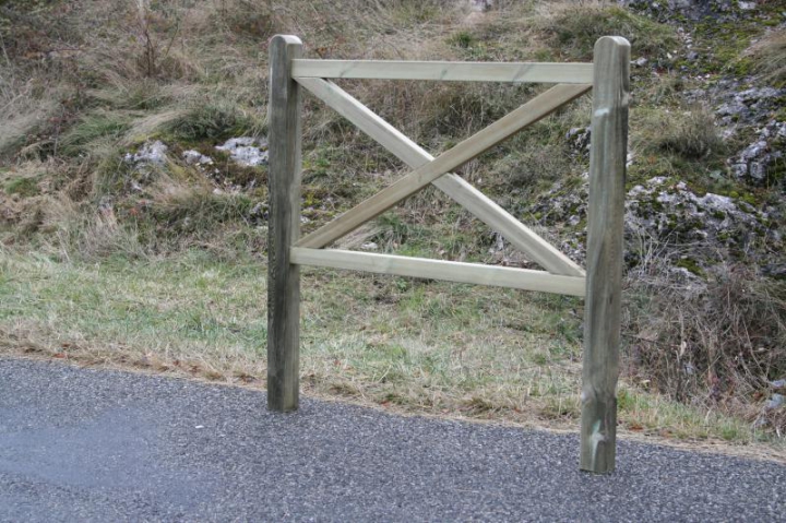 Barrière bois Peyragudes